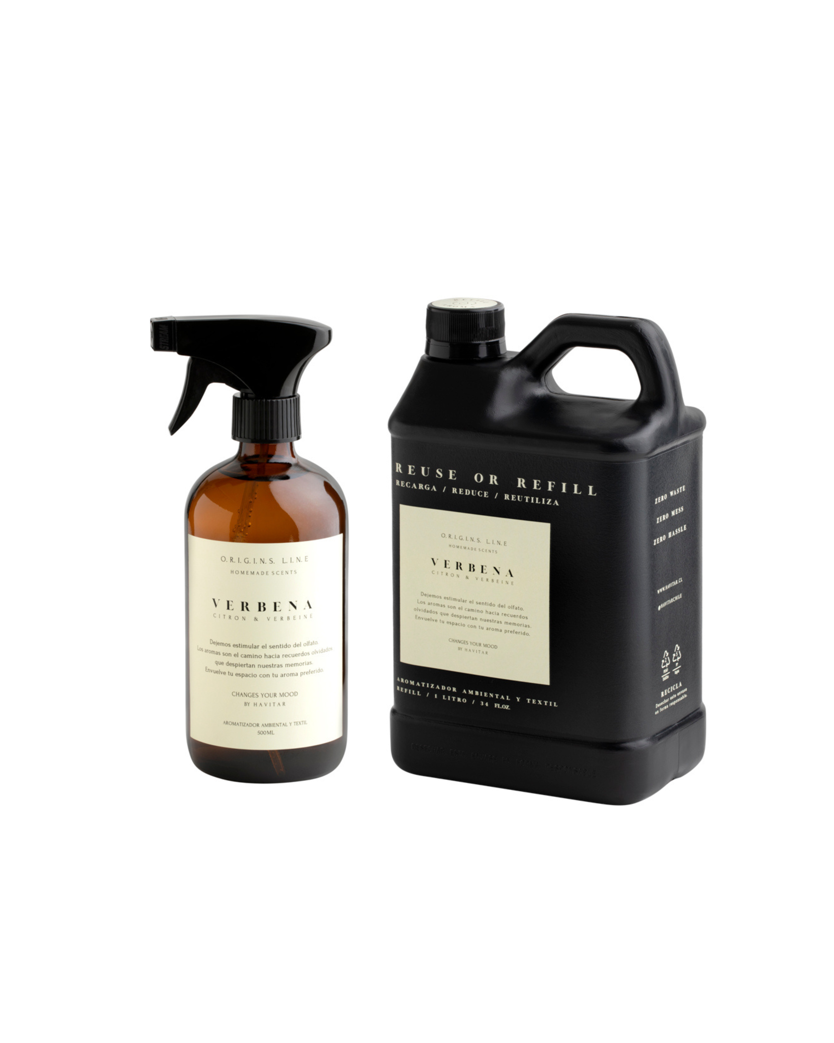 Pack aromatizador 500ml + Refill 1 Litro