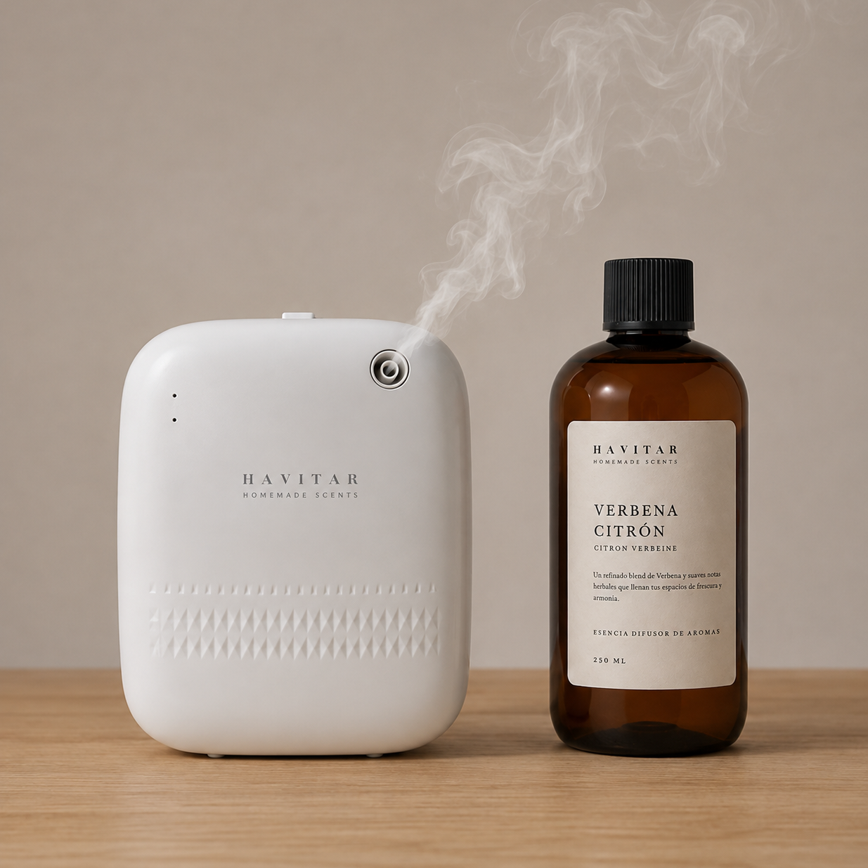 Pack Difusor de Aroma Inteligente Blanco + Recarga