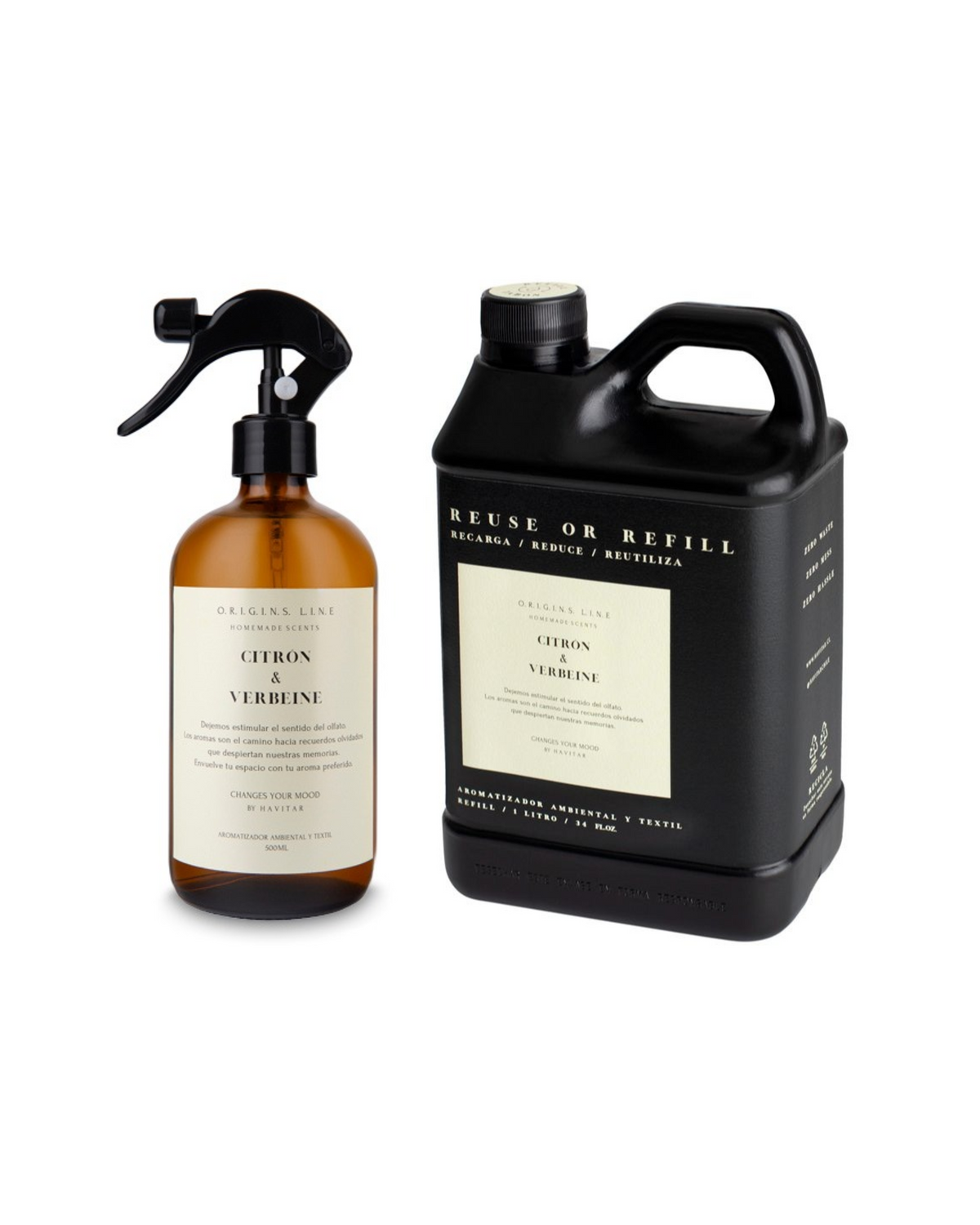 Pack aromatizador 500ml + Refill 1 Litro