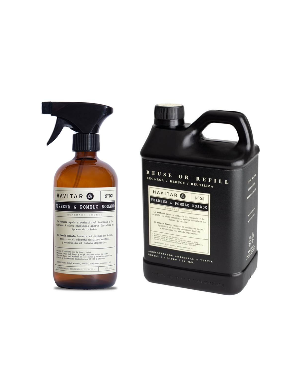 Pack aromatizador 500ml + Refill 1 Litro