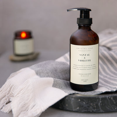 Jabón Líquido Vidrio 250 ML Santal & Violette