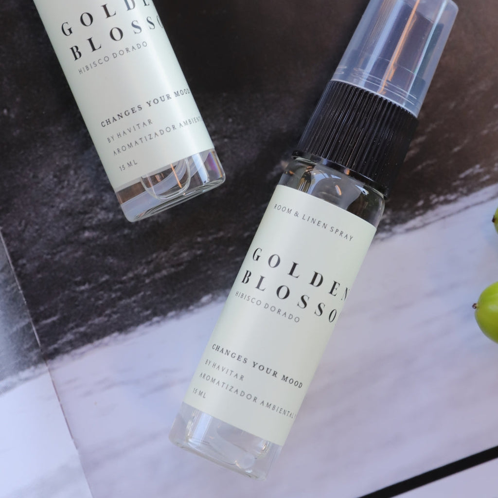 Mini Aromatizador VIDRIO 15 ML Golden Blossom