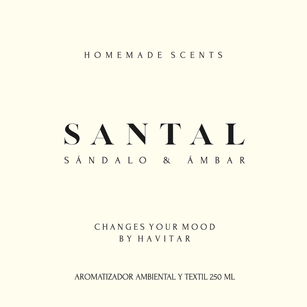 Aromatizador Concentrado Vidrio 250 ML Santal