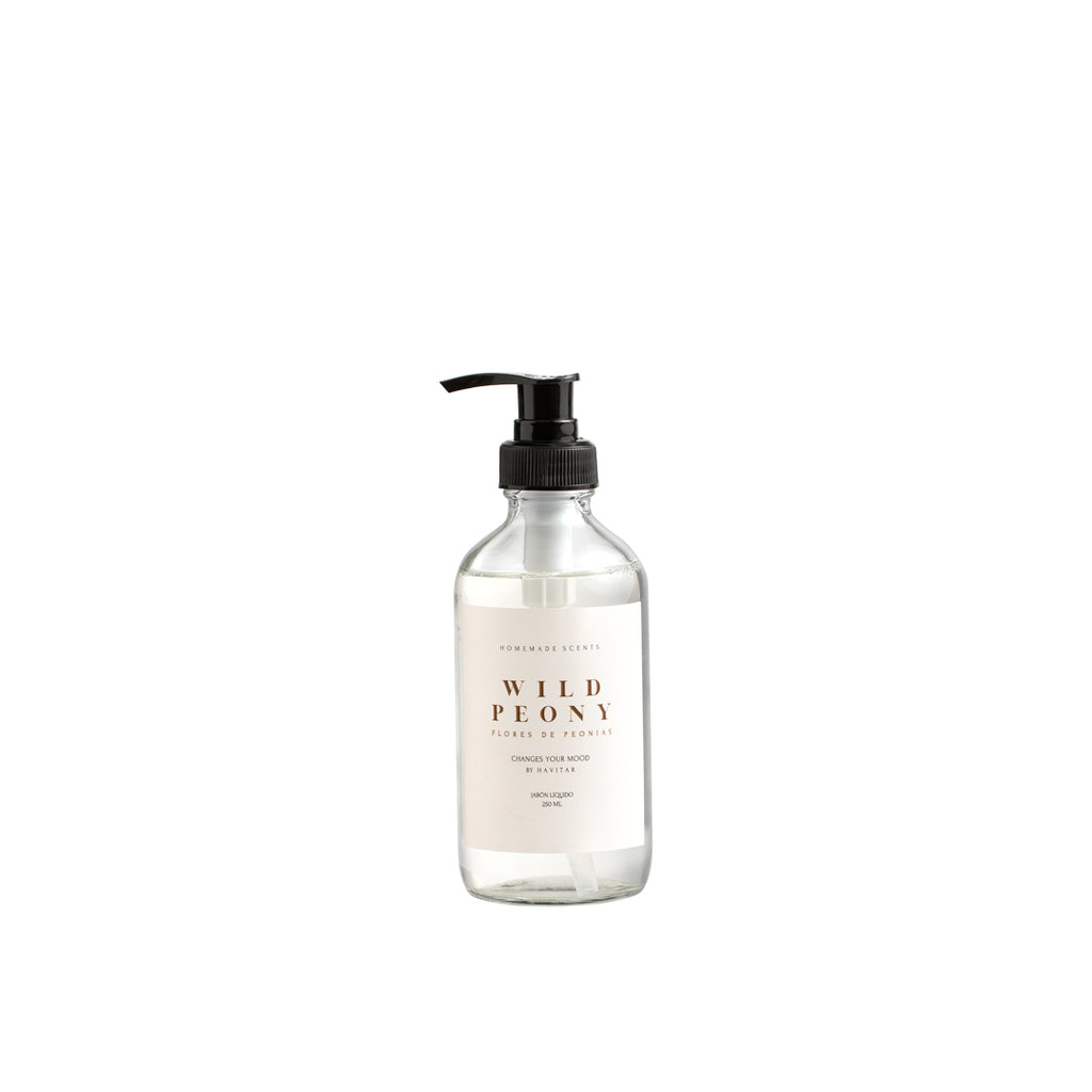 Jabón Líquido Vidrio 250 ML Wild Peony