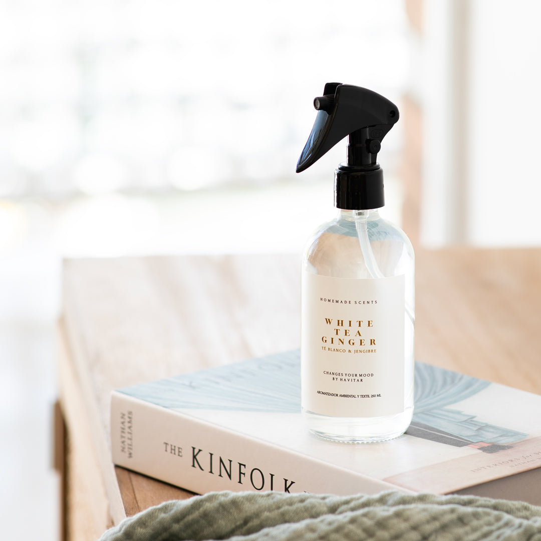 Aromatizador Ambiental y textil 250ml White Tea Ginger
