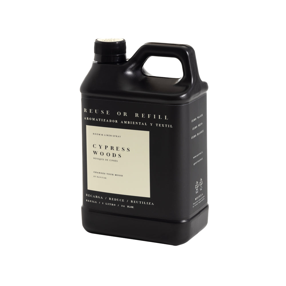 Refill Aromatizador Ambiental y Textil 1L Cypress Woods