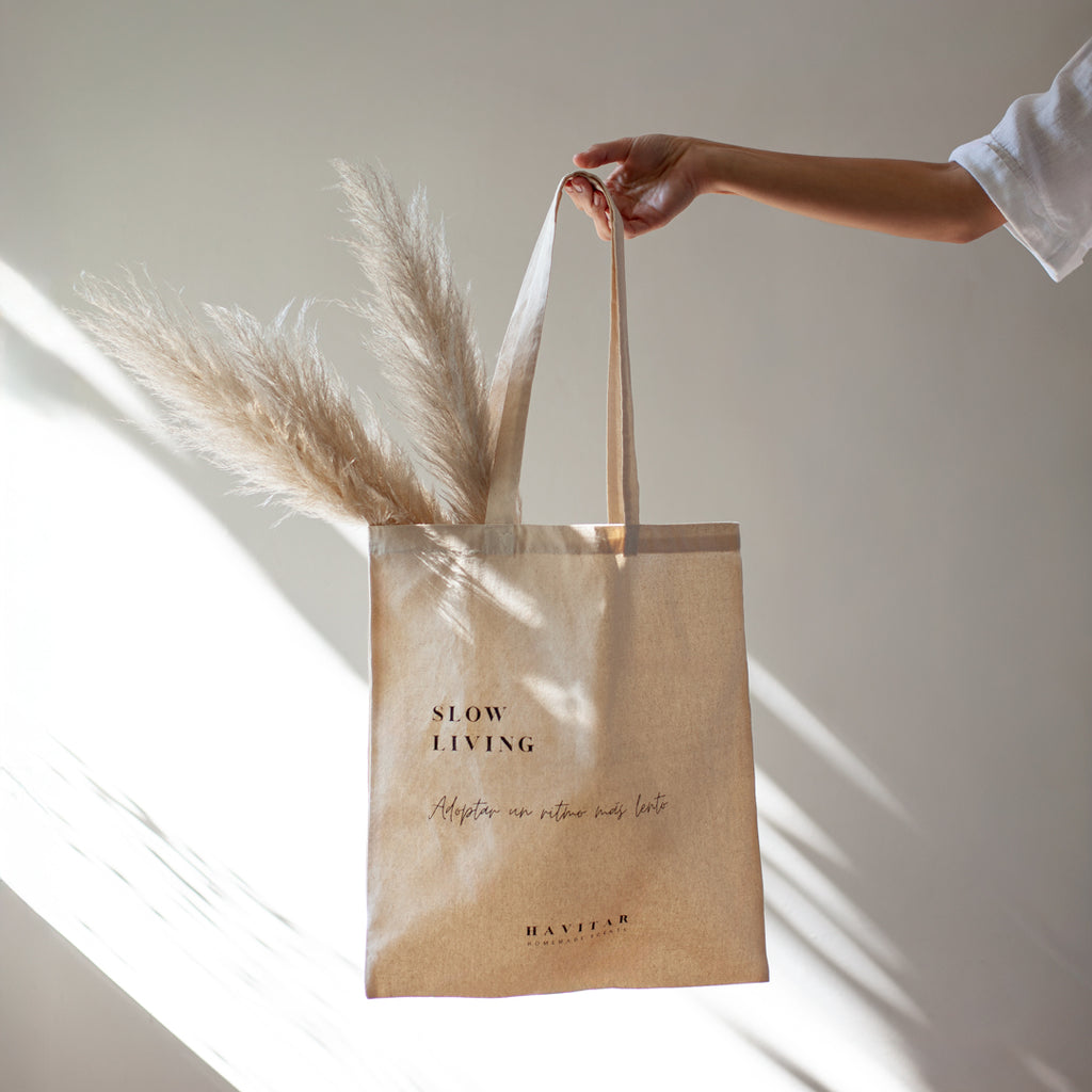 Tote Bag "Slow Living"