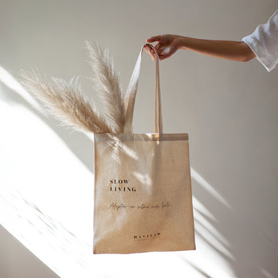 Tote Bag "Slow Living"