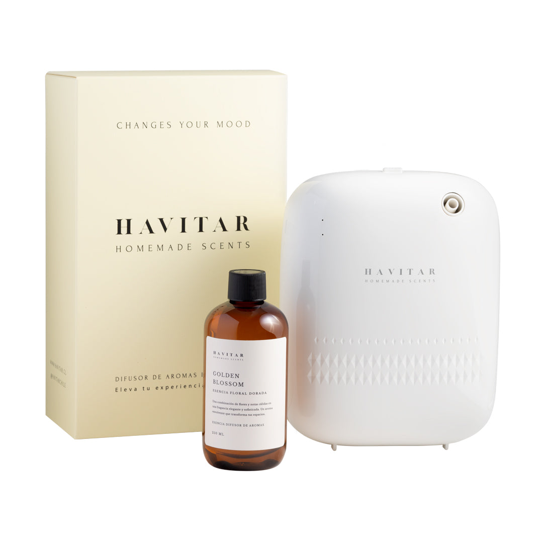 Pack Difusor de Aroma Inteligente Blanco + Recarga