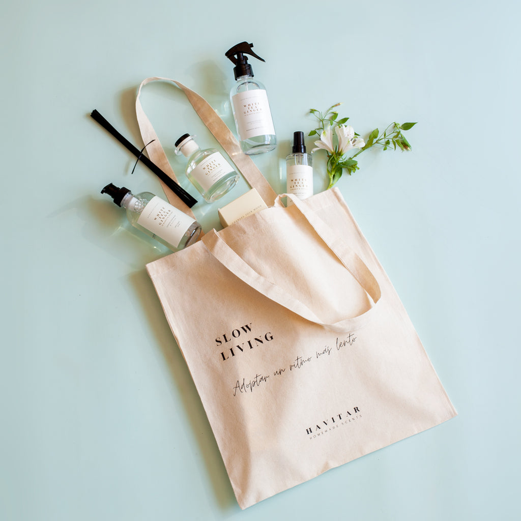 Tote Bag "Slow Living"