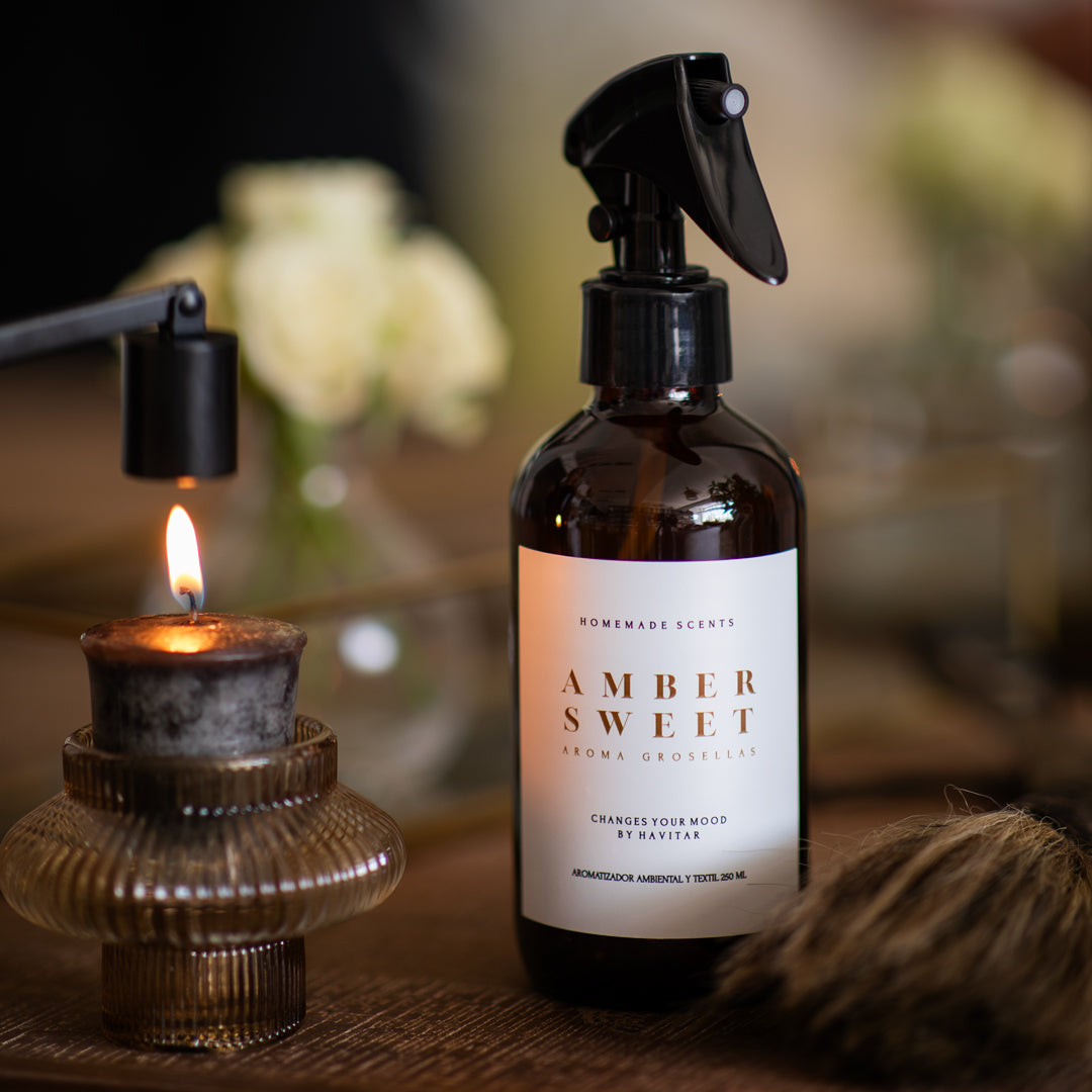 Aromatizador Ambiental y textil 250ml Amber Sweet