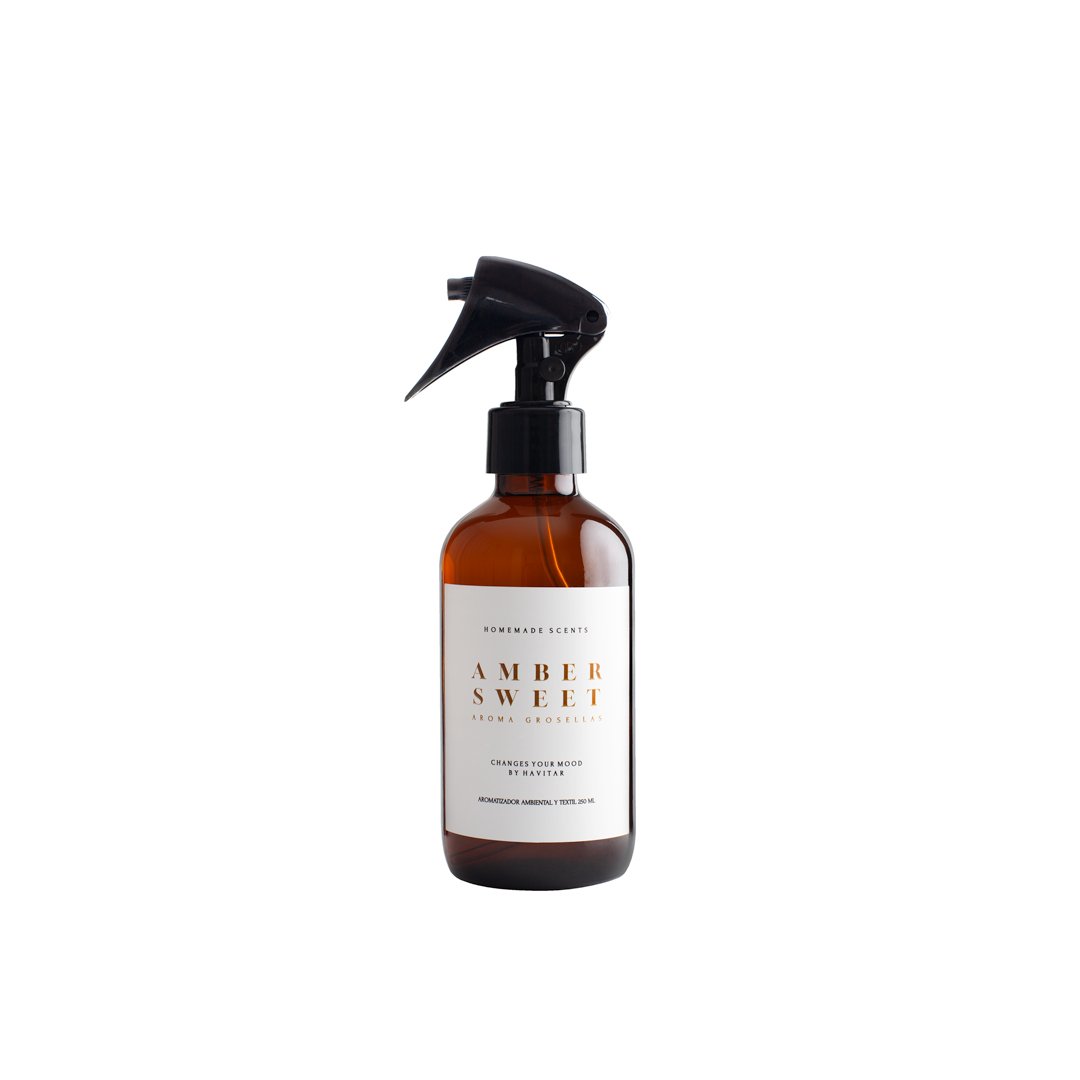 Aromatizador Ambiental y textil 250ml Amber Sweet