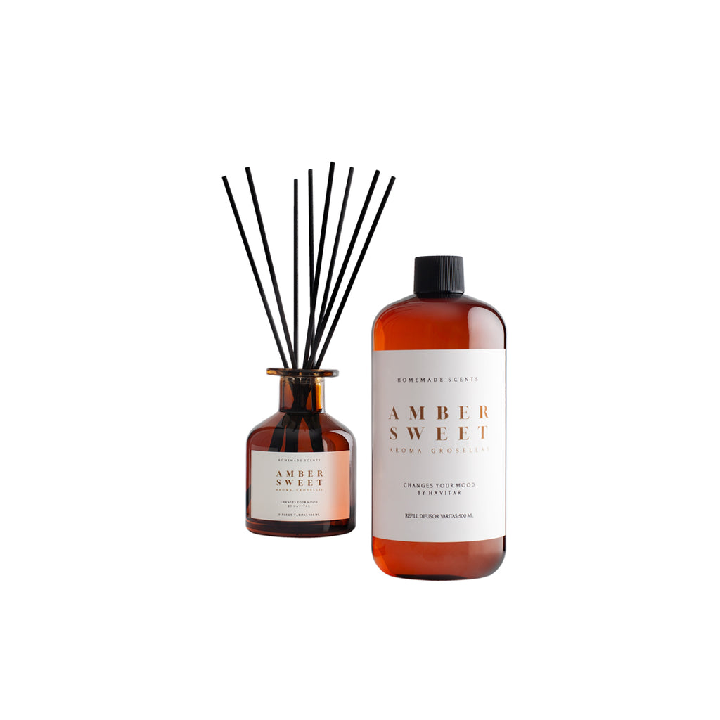 Pack difusor de varitas 150ml + Refill 500ml