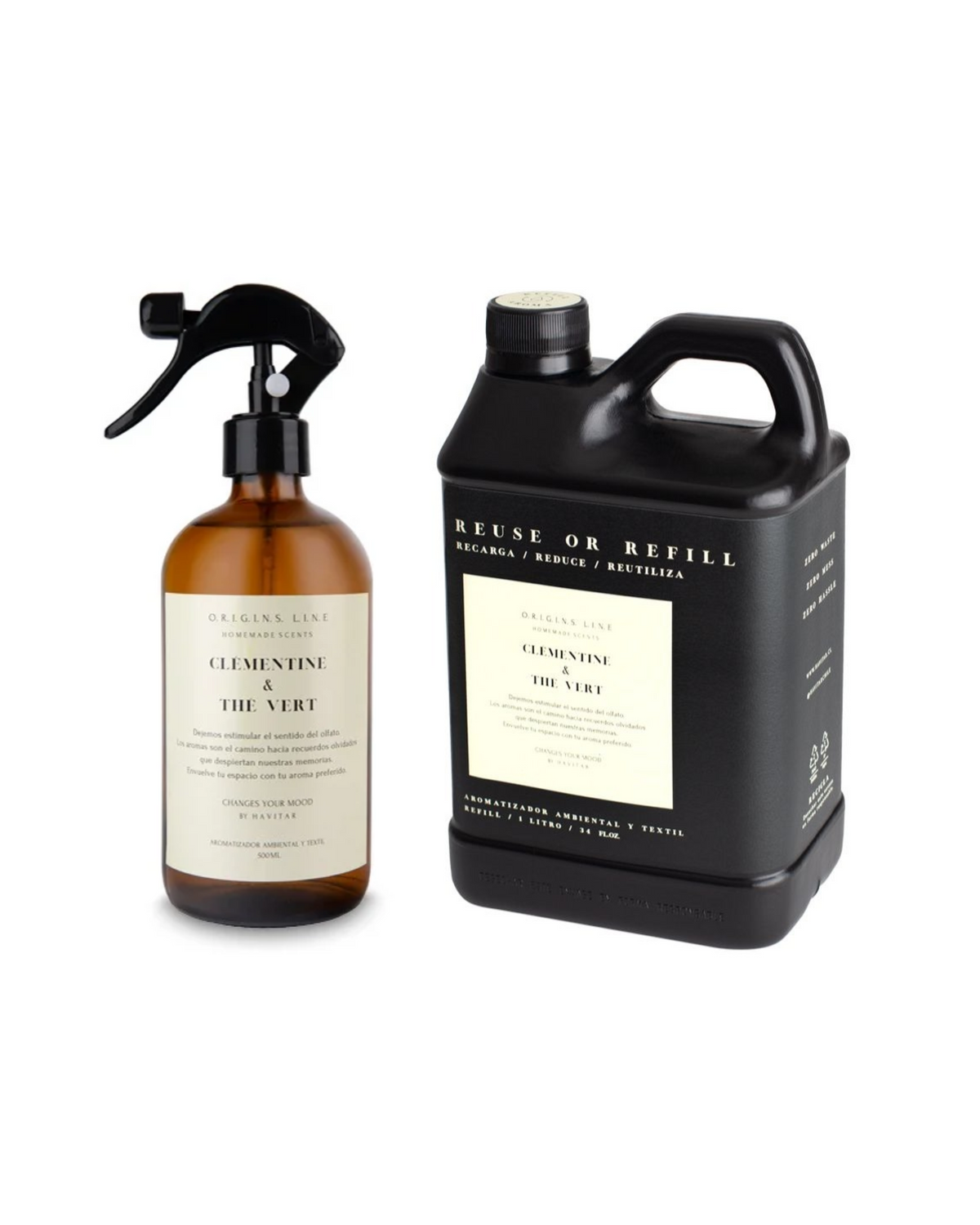 Pack aromatizador 500ml + Refill 1 Litro