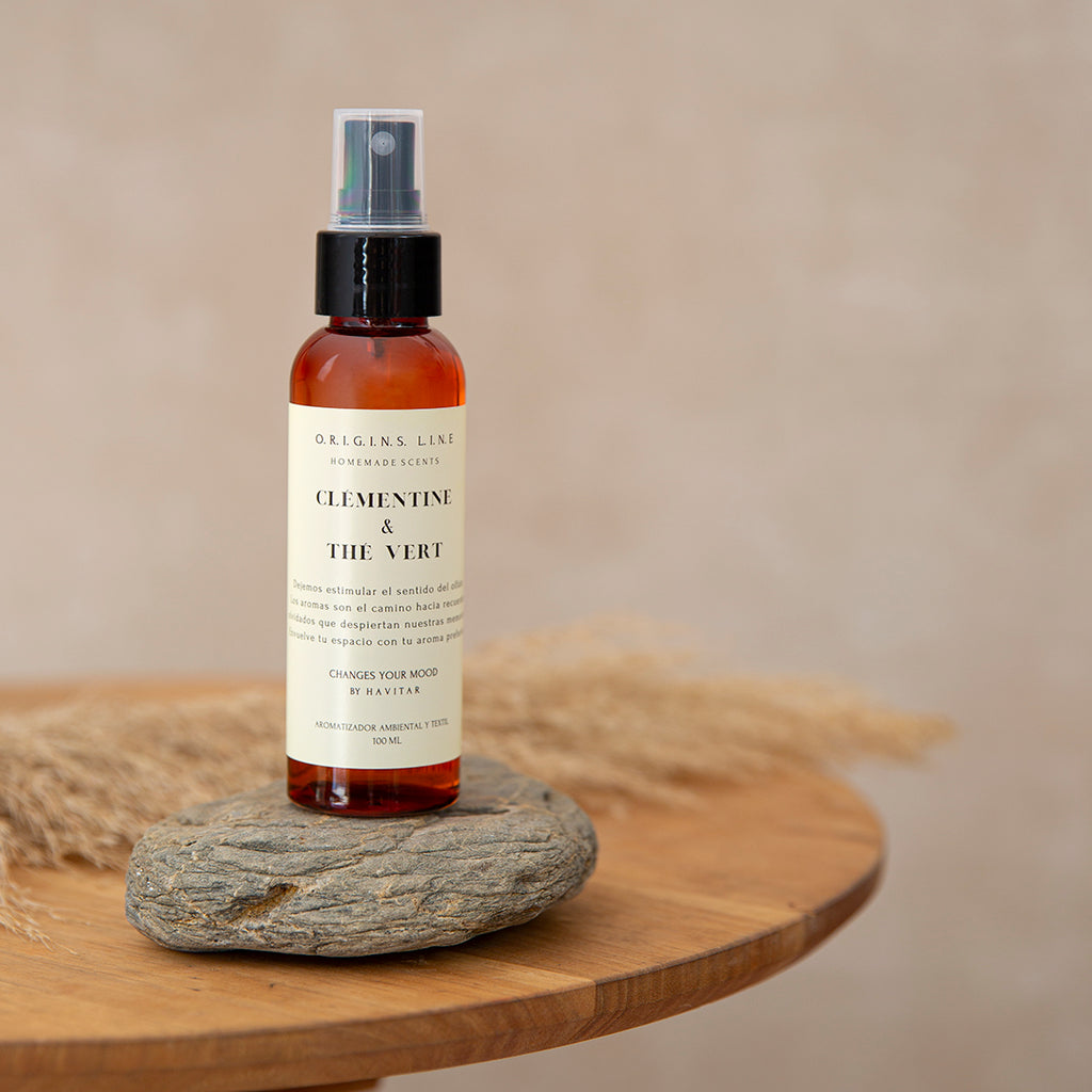 Aromatizador Ambiental y Textil PET 100 ML Clementine & Thé Vert