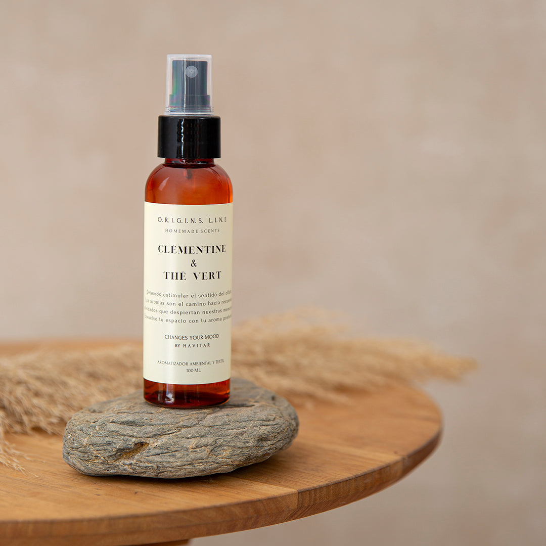 Aromatizador Ambiental y Textil PET 100 ML Clementine & Thé Vert