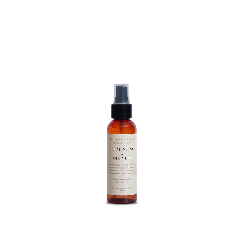 Aromatizador Ambiental y Textil PET 100 ML Clementine & Thé Vert